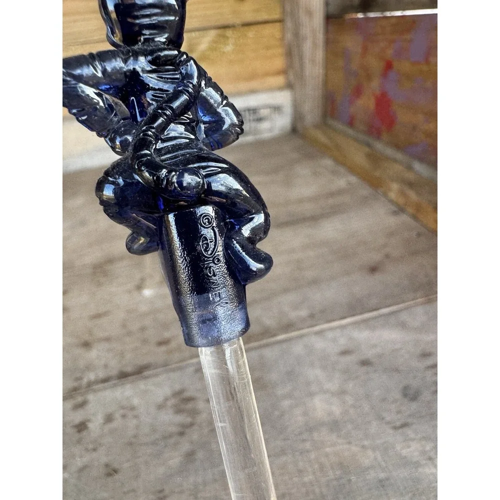 Rare Plastic Disney Winnie The Pooh & Tigger Bar Drink Swizzle Stick Stirrer Set